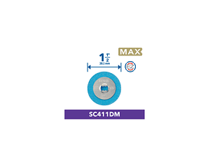 Discos de lixa EZ SpeedClic DREMEL® MAX (SC411DM) (3 unid.)