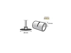 Disco de corte premium para metal DREMEL® MAX EZ SPEEDCLIC (SC456DM)