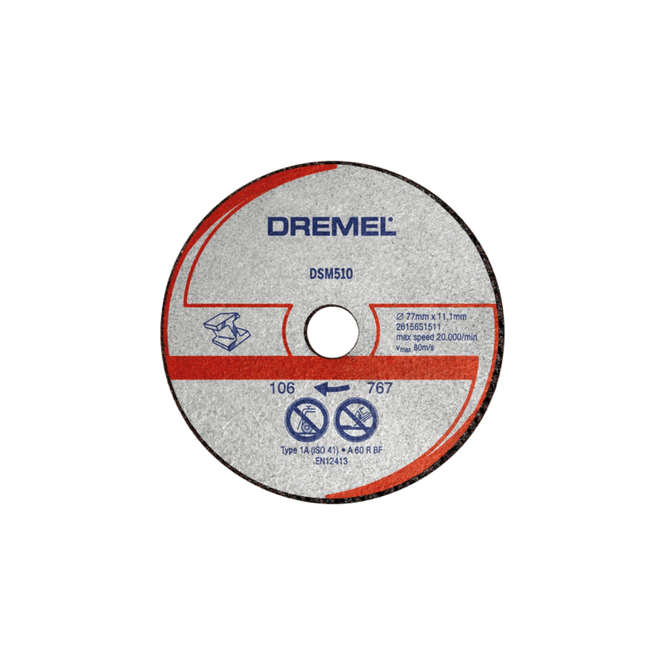 Disco de corte para plástico e metal DREMEL® DSM20 (DSM510) 1