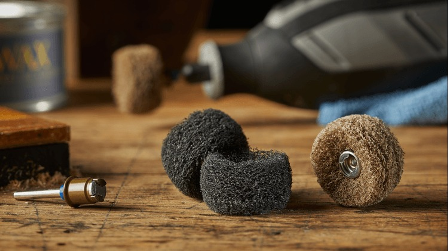 Discos abrasivos de acabamento grão 180 e 280 DREMEL® MAX EZ SpeedClic (S511DM) 2