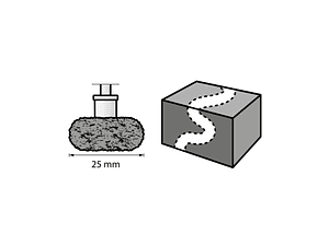 DREMEL® EZ SpeedClic: discos abrasivos de acabamento, grão 180 e 280 (511S) 