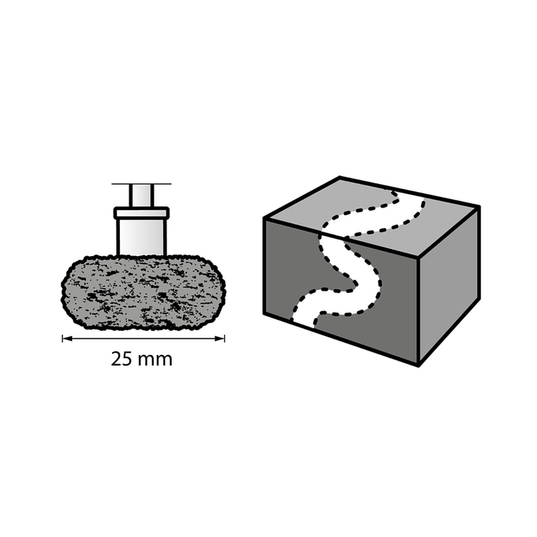 DREMEL® EZ SpeedClic: discos abrasivos de acabamento, grão 180 e 280 (511S)  2