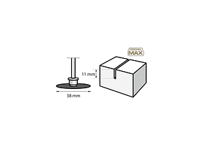 Disco de corte de diamante DREMEL® MAX EZ SPEEDCLIC ( SC545DM)