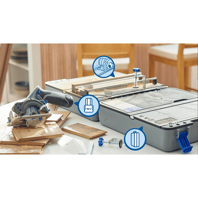 Estação de serra portátil DREMEL® Blueprint (CS12V-SC1) 4