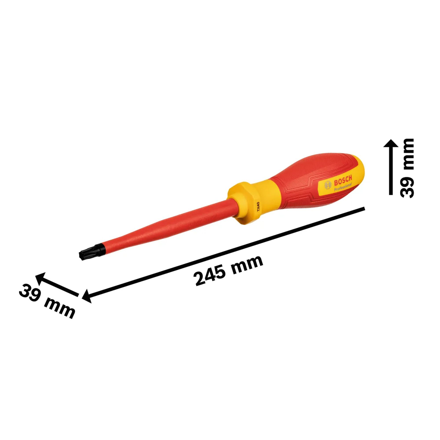 Chave de fendas VDE TX40x125 mm Professional BOSCH  2