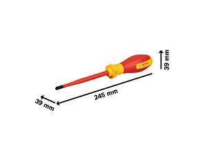 Chave de fendas VDE SL/PH2x125 mm Professional BOSCH