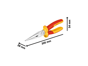 Alicate de pontas direitas VDE de 200 mm Professional BOSCH 