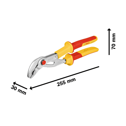 Alicate para extensível VDE de 250 mm Professional BOSCH