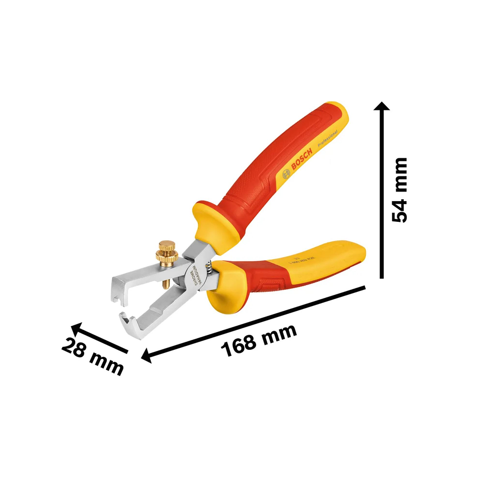 Alicate descarnador universal VDE de 160 mm Professional BOSCH 2