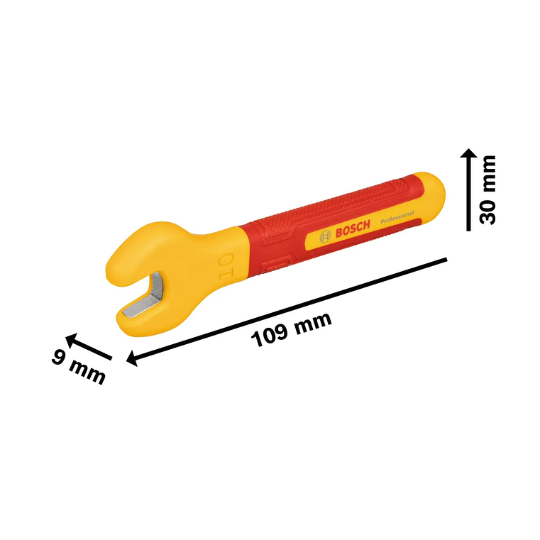 Chave de boca VDE de 10 mm Professional BOSCH 1