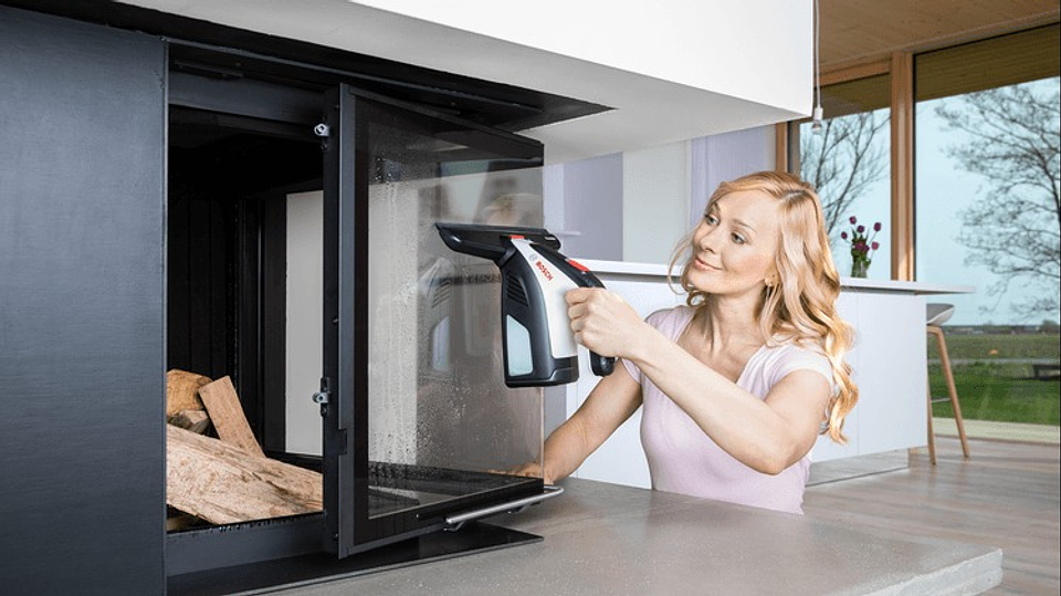 Aspirador de janelas GlassVAC Solo Plus - Com vaporizador BOSCH DIY 4