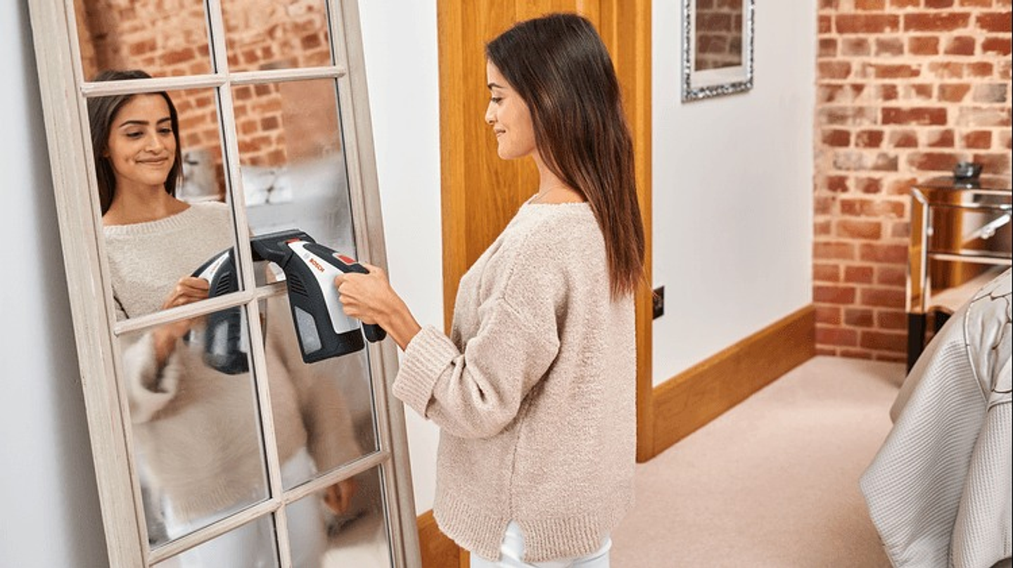 Aspirador de janelas GlassVAC Solo Plus - Com vaporizador BOSCH DIY 10