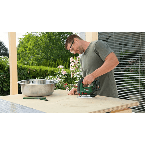 Serra vertical sem fio AdvancedSaw 18V-140 BOSCH DIY 8