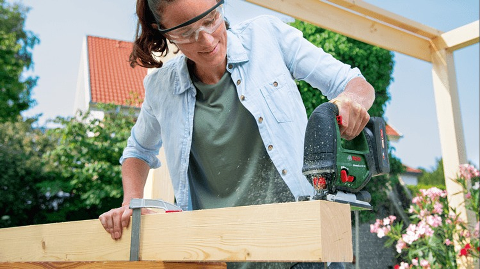 Serra vertical sem fio AdvancedSaw 18V-140 BOSCH DIY 11