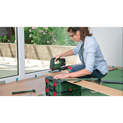 Serra vertical sem fio AdvancedSaw 18V-140 - 1 bateria de 2,0 Ah | carregador BOSCH DIY 6