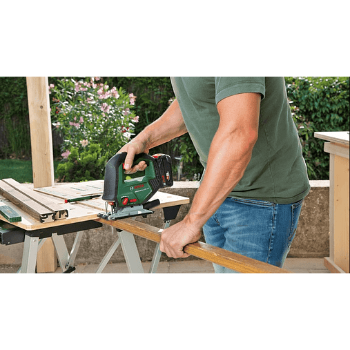 Serra vertical sem fio AdvancedSaw 18V-140 - 1 bateria de 2,0 Ah | carregador BOSCH DIY 9