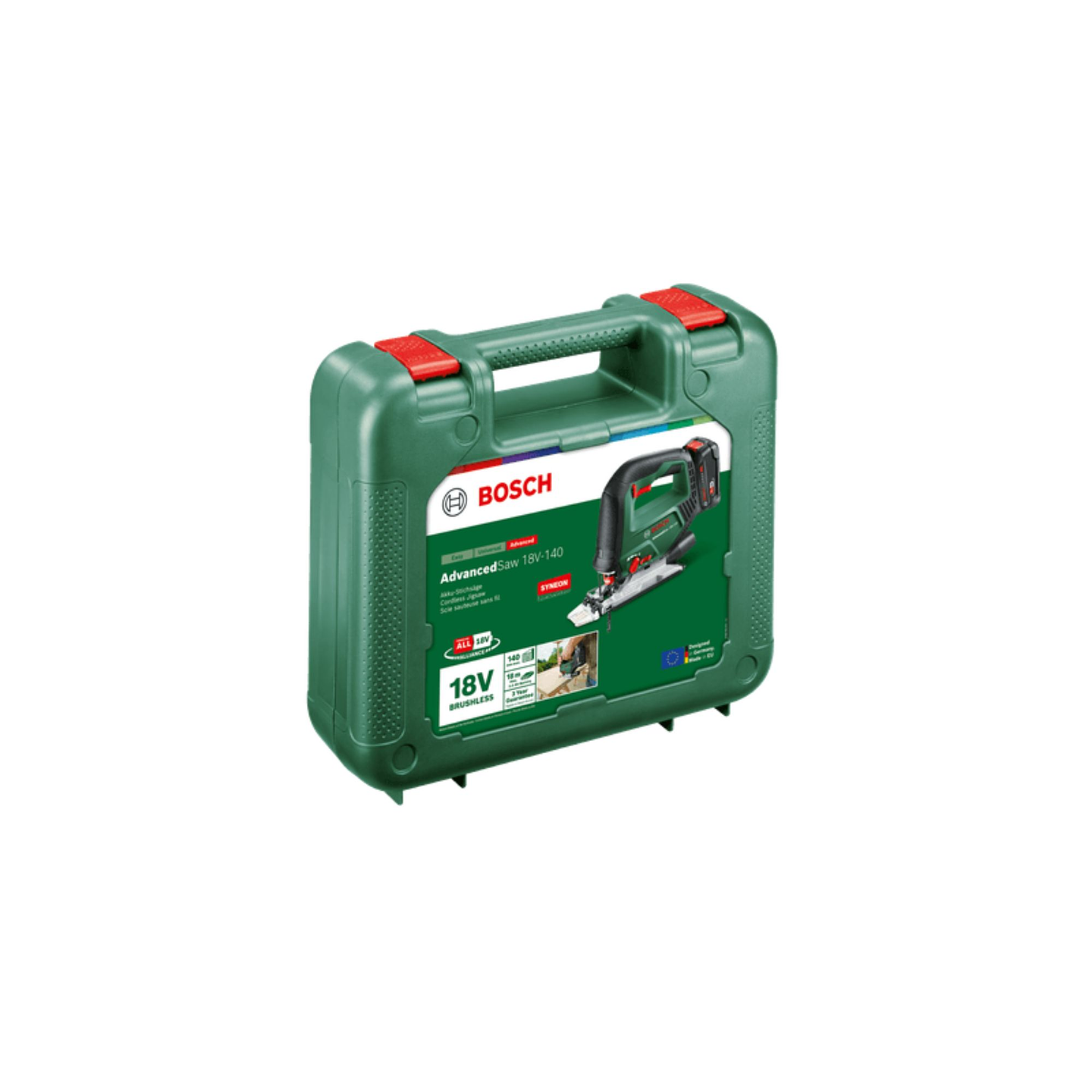 Serra vertical sem fio AdvancedSaw 18V-140 - 1 bateria de 2,0 Ah | carregador BOSCH DIY 4