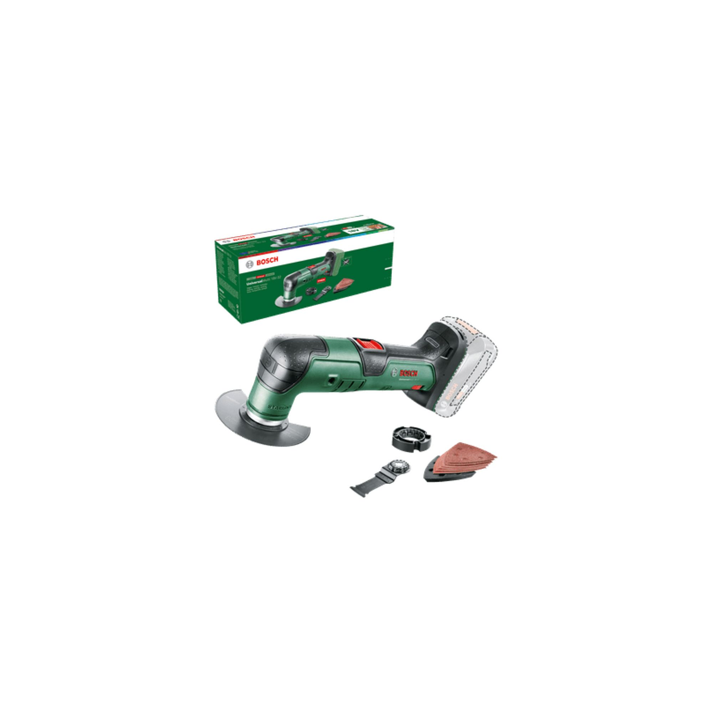 Ferramenta multifunções sem fio UniversalMulti 18V-32 - Sem bateria | Sem carregador BOSCH DIY 5