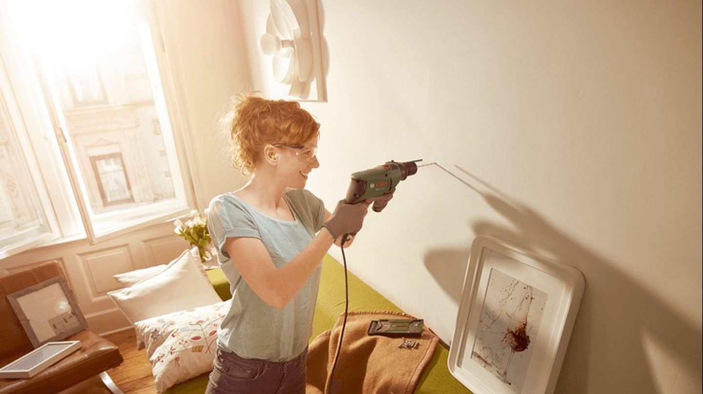 Berbequim com percussão EasyImpact 600 BOSCH DIY 6