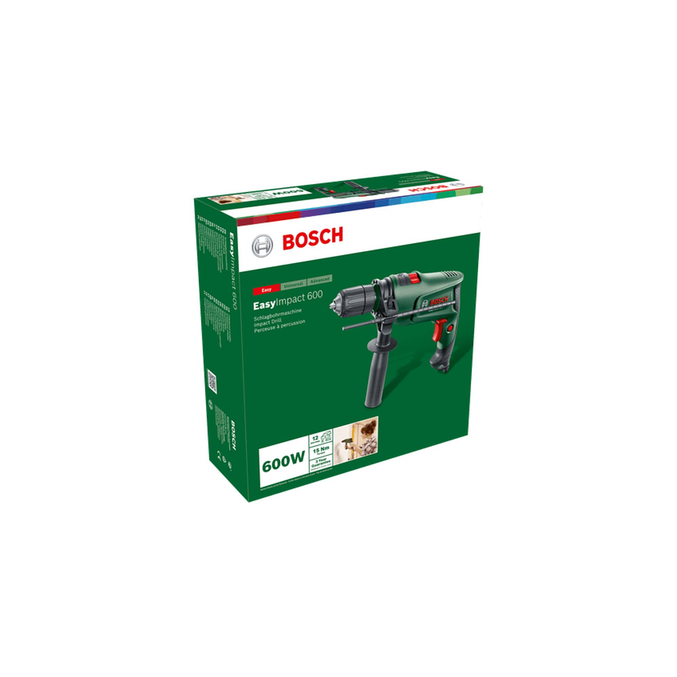 Berbequim com percussão EasyImpact 600 BOSCH DIY 2