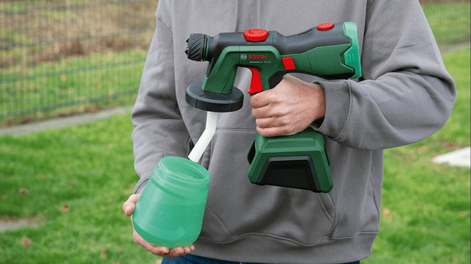 Sistema de atomização de tinta sem fio AdvancedSpray 18V-500 BOSCH DIY 6