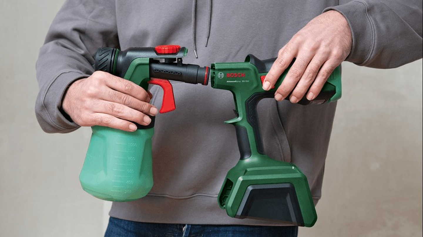Sistema de atomização de tinta sem fio AdvancedSpray 18V-500 BOSCH DIY 11