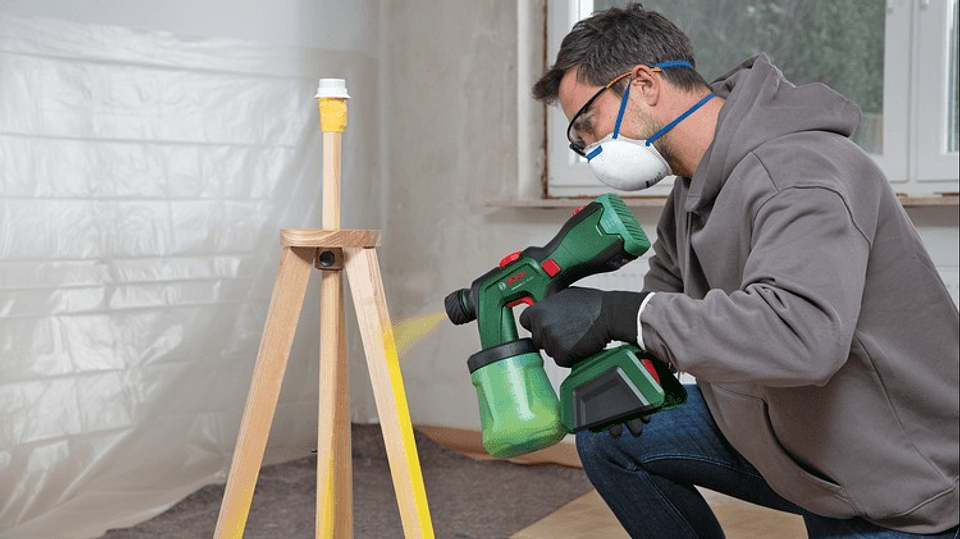 Sistema de atomização de tinta sem fio AdvancedSpray 18V-500 BOSCH DIY 12