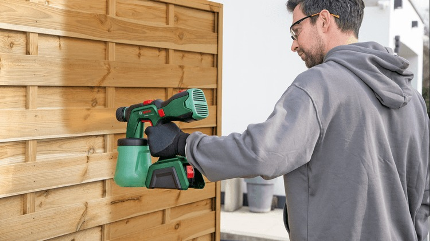 Sistema de atomização de tinta sem fio AdvancedSpray 18V-500 BOSCH DIY 13