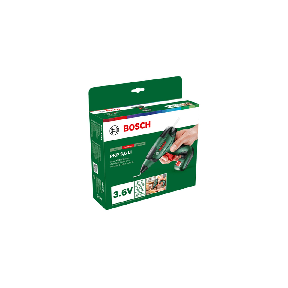 Pistola de colar sem fio PKP 3.6 LI - Carregador micro USB BOSCH  2