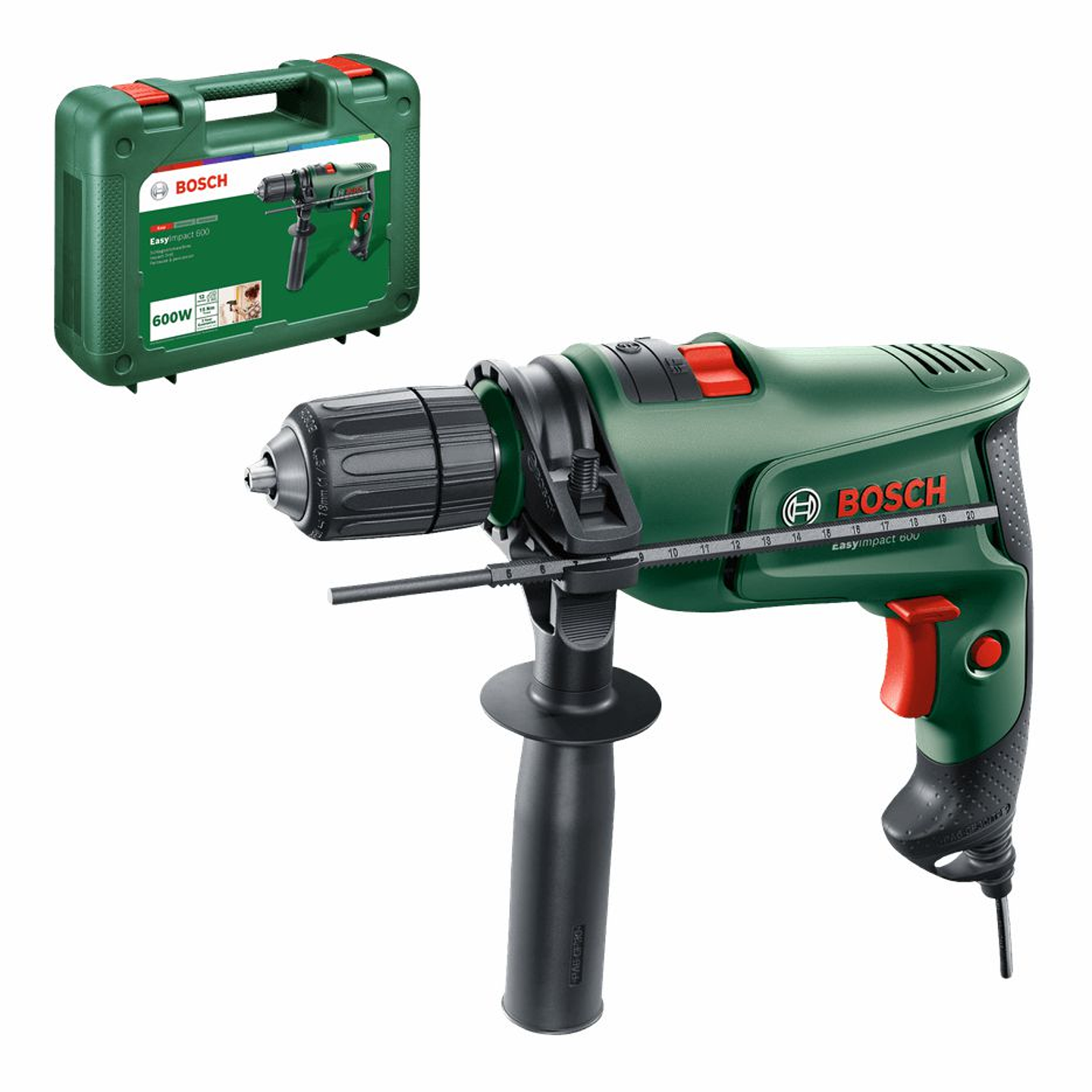 Berbequim com percussão EasyImpact 600 BOSCH DIY 1