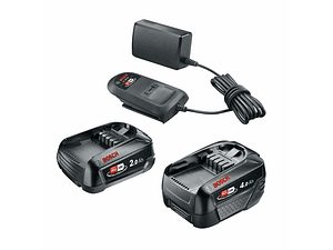 Conjunto 2 baterias 18V (2,0Ah + 4,0 Ah) + carregador BOSCH DIY