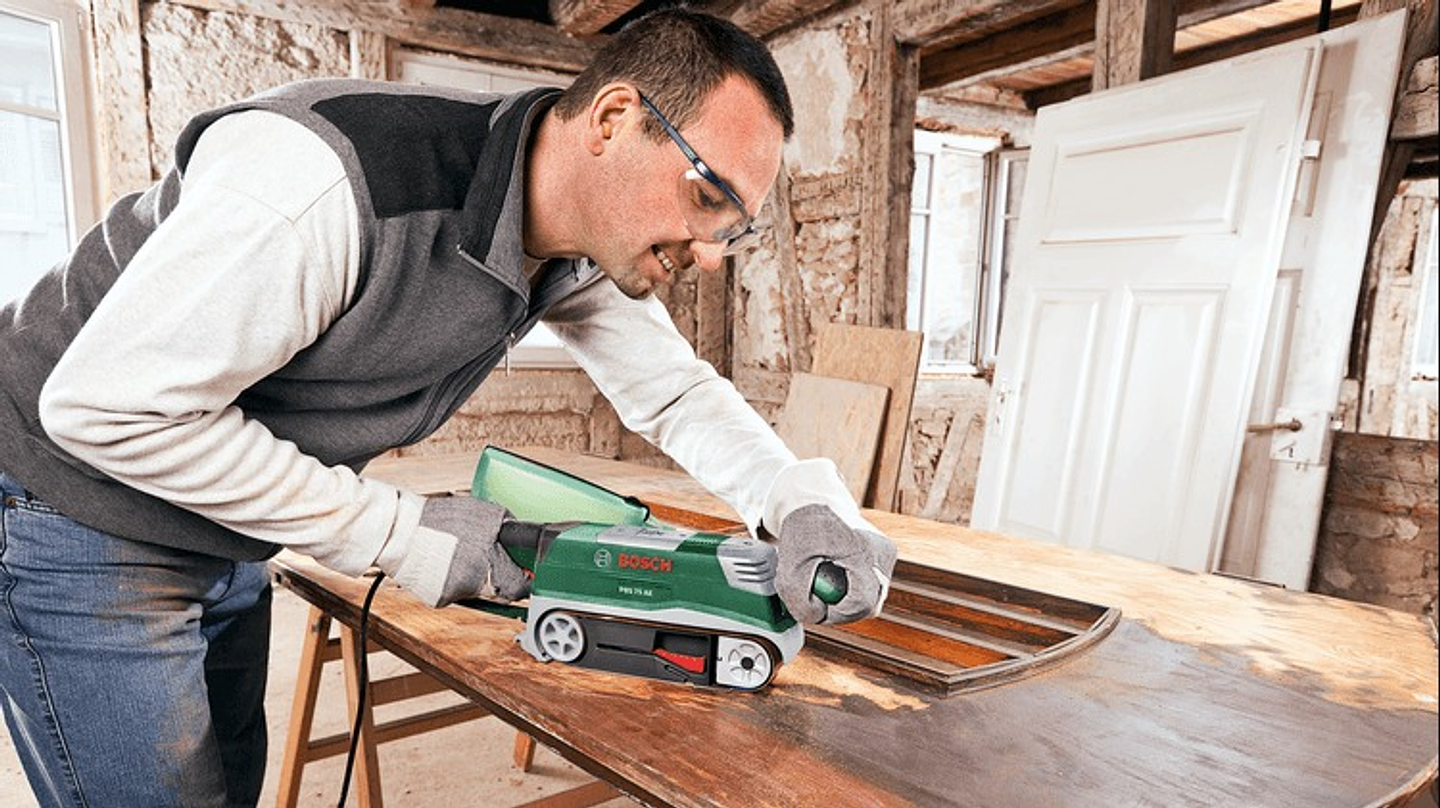 Lixadeira de rolos PBS 75 AE BOSCH DIY 3