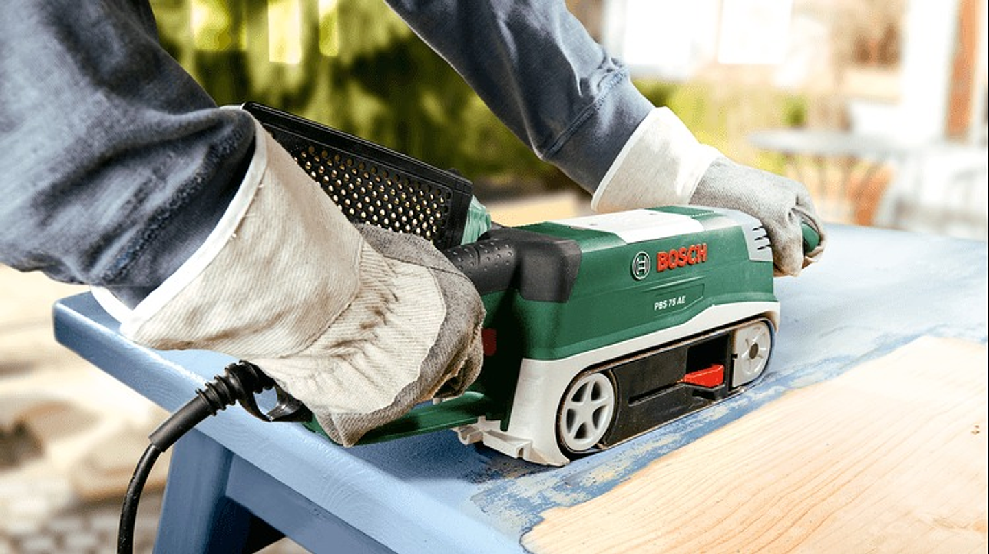 Lixadeira de rolos PBS 75 AE BOSCH DIY 4