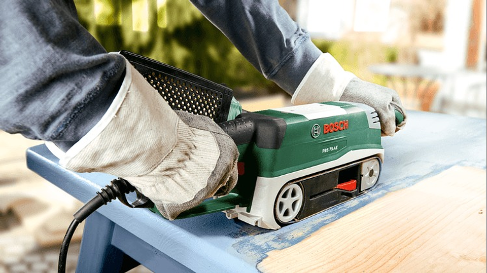 Lixadeira de rolos PBS 75 AE BOSCH DIY 4