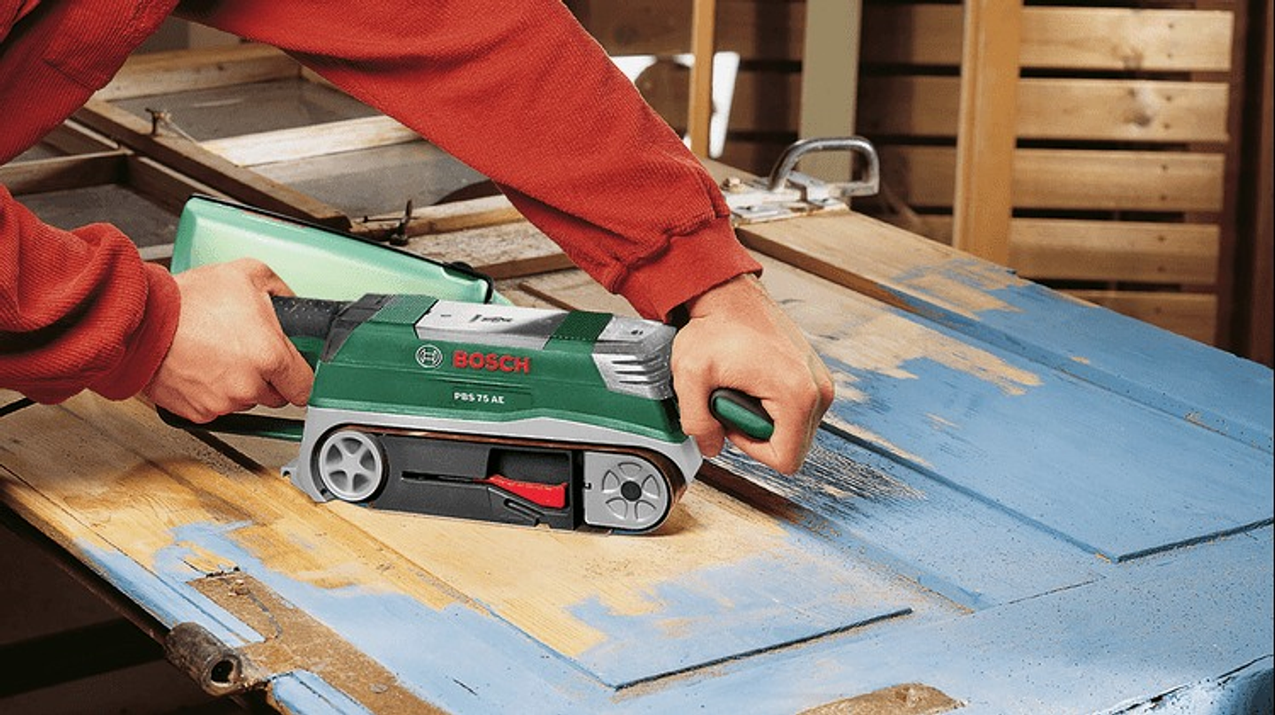 Lixadeira de rolos PBS 75 AE BOSCH DIY 6