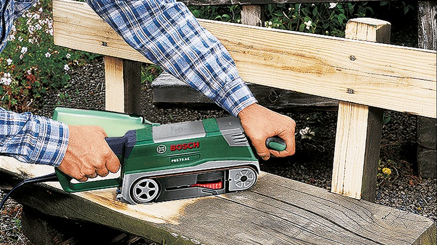 Lixadeira de rolos PBS 75 AE BOSCH DIY 7