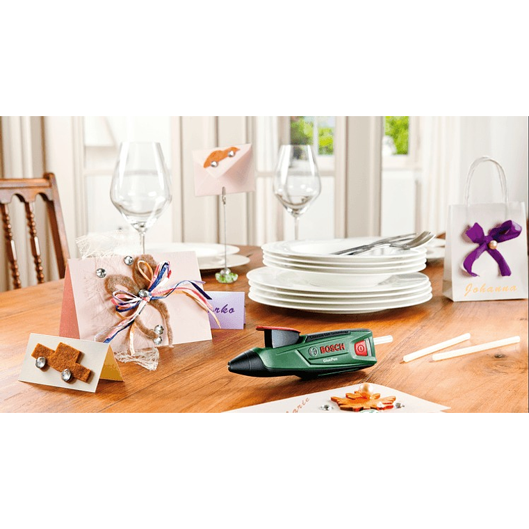 Pistola de colar sem fio GluePen - Carregador micro USB BOSCH DIY 5