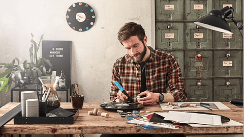 Caneta de cola quente sem fio Gluey - Smoky grey BOSCH DIY