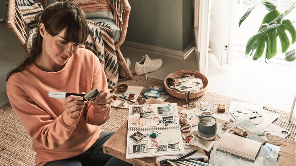 Caneta de cola quente sem fio Gluey - Cupcake pink BOSCH DIY 2