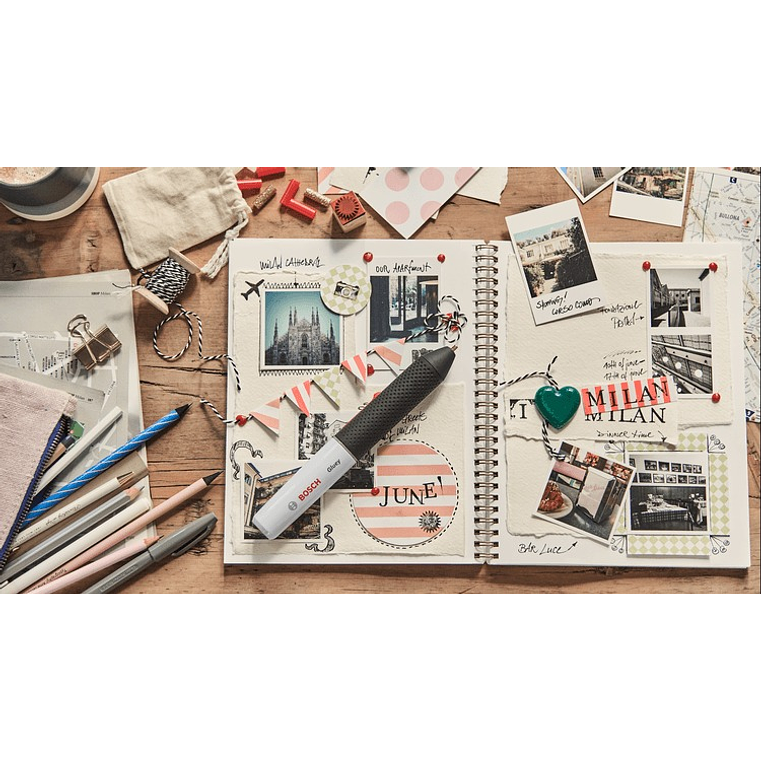 Caneta de cola quente sem fio Gluey - Cupcake pink BOSCH DIY 3