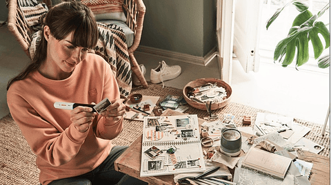 Caneta de cola quente sem fio Gluey - Lagoon blue BOSCH DIY