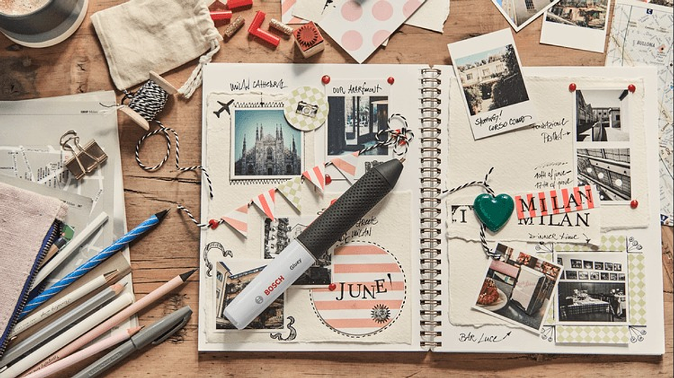 Caneta de cola quente sem fio Gluey - Lagoon blue BOSCH DIY 3