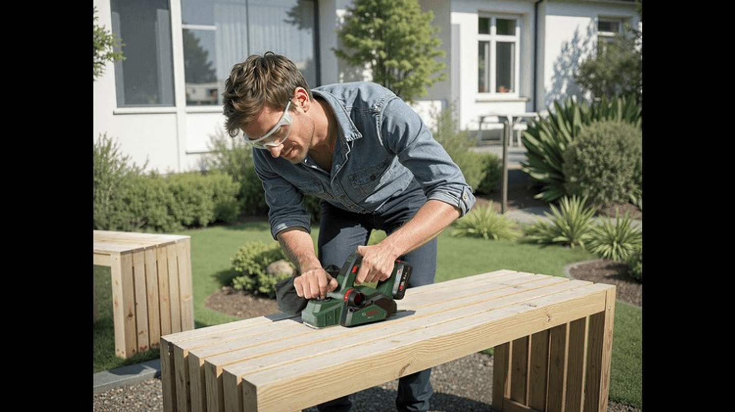 Plaina sem fio PHO 18V-20 BOSCH DIY 5