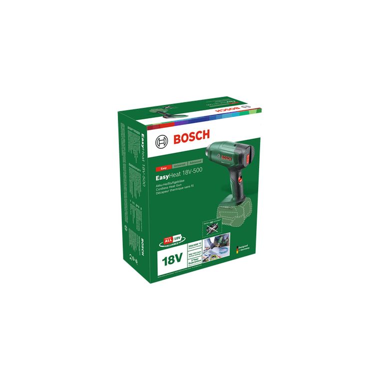Soprador de ar quente sem fio EasyHeat 18V-500 - Sem bateria | Sem carregador BOSCH DIY 5