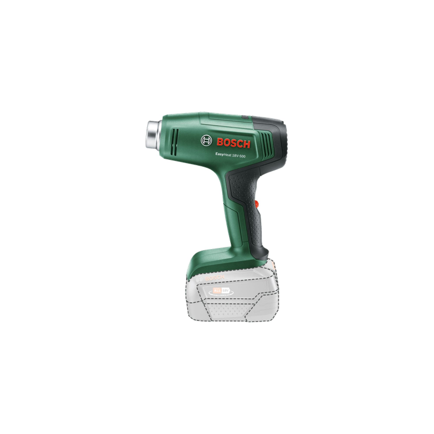 Soprador de ar quente sem fio EasyHeat 18V-500 - Sem bateria | Sem carregador BOSCH DIY 4