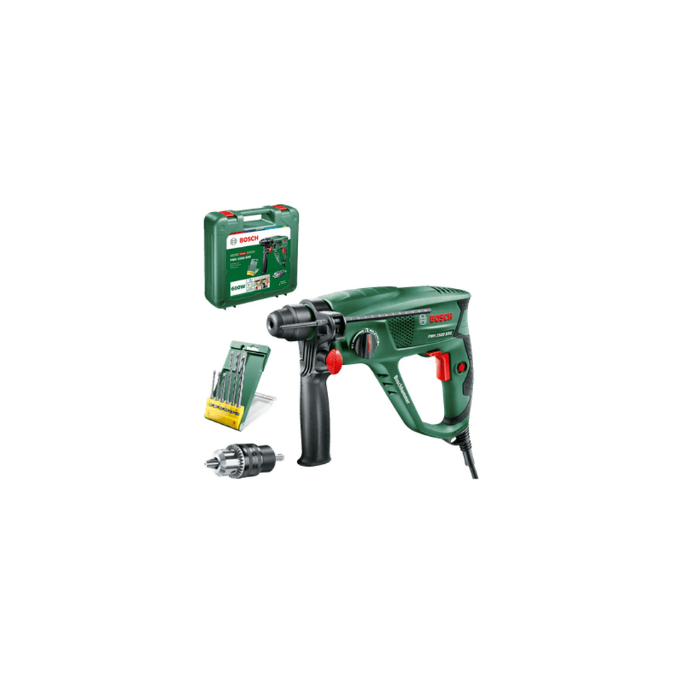 Martelo perfurador PBH 2500 SRE - Mandril do adaptador SDS BOSCH DIY 2