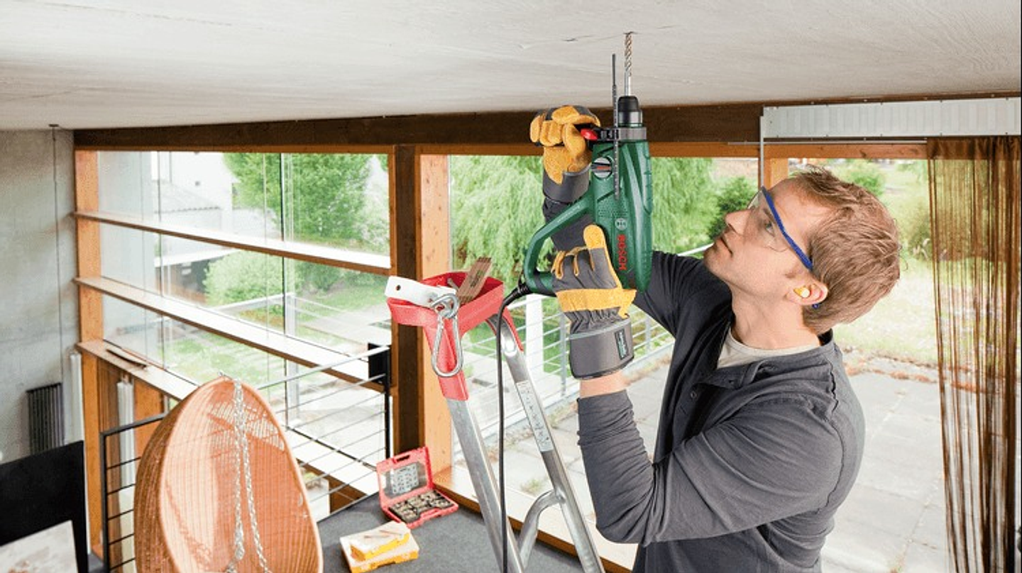 Martelo perfurador PBH 2500 SRE - Mandril do adaptador SDS BOSCH DIY 6