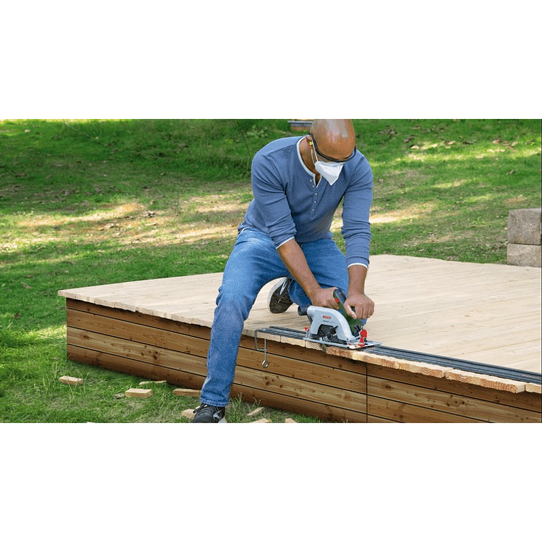 Serra circular sem fio UniversalCirc 18V-53 - 1 bateria de 2,5 Ah | carregador BOSCH DIY 7