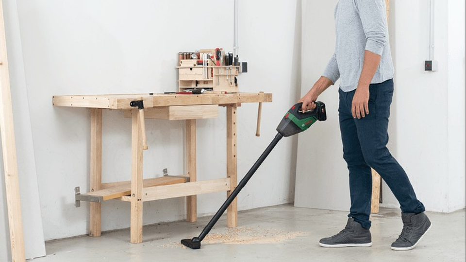 Aspirador sem fio UniversalVac 18 - 1 bateria de 2,5 Ah | carregador BOSCH DIY  7