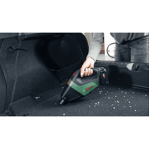 Aspirador sem fio UniversalVac 18 - 1 bateria de 2,5 Ah | carregador BOSCH DIY  9